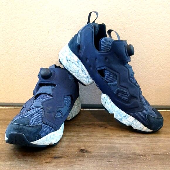 Reebok Instapump Fury ACHM Training Shoes Navy Men's 11.5 - Picture 1 of 10